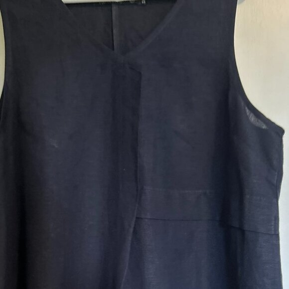 Tara Va ...Dark Navy Blue, Sleeveless Tunic - Picture 6 of 8